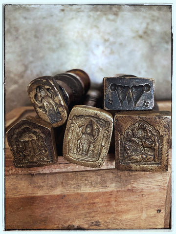 Antique Rajasthani stamps