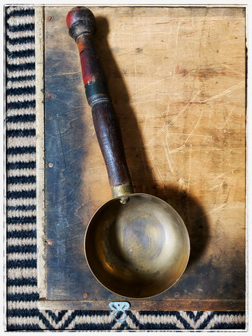 Antique grain scoop