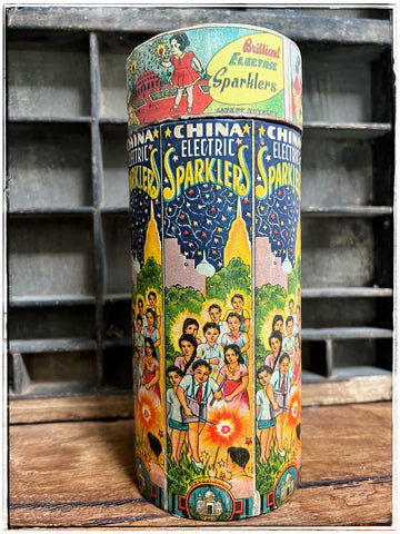 Vintage fireworks containers- children